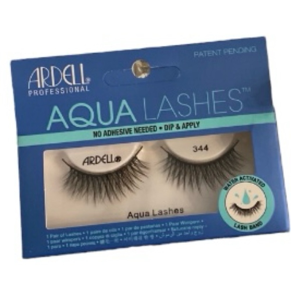 NWT New Ardell Aqua Lashes 344 Water Dip No Adhesive Necessary Easy Wisps